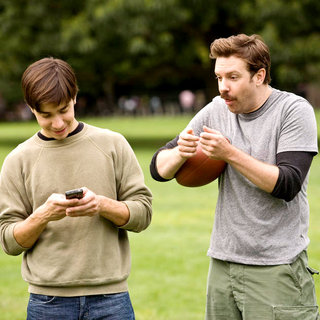 Justin Long stars as Garrett and Jason Sudeikis stars as Box in Warner Bros. Pictures' Going the Distance (2010)