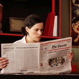 Emily Hampshire stars as Louise in Magnolia Pictures' Good Neighbors (2011)