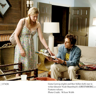 Greta Gerwig stars as Florence and Ben Stiller stars as Roger Greenberg in Focus Features' Greenberg (2010). Photo credit by Wilson Webb.