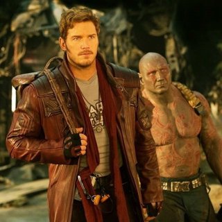 Chris Pratt stars as Peter Quill/Star-Lord and Dave Bautista stars as Drax in Walt Disney Pictures' Guardians of the Galaxy Vol. 2 (2017)