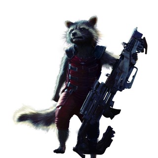 Rocket Raccoon from Marvel Studios' Guardians of the Galaxy (2014)