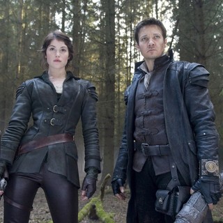 Gemma Arterton stars as Gretel and Jeremy Renner stars as Hansel in Paramount Pictures' Hansel and Gretel: Witch Hunters (2013)