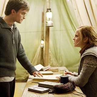 Daniel Radcliffe stars as Harry Potter and Emma Watson stars as Hermione Granger in Warner Bros. Pictures' Harry Potter and the Deathly Hallows: Part I (2010)