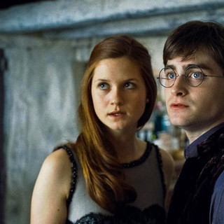 Bonnie Wright stars as Ginny Weasley and Daniel Radcliffe stars as Harry Potter in Warner Bros. Pictures' Harry Potter and the Deathly Hallows: Part I (2010)