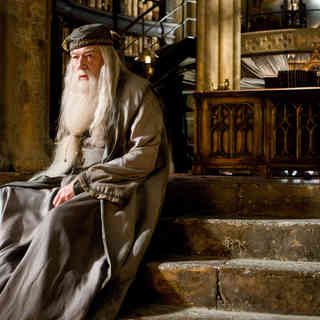 Michael Gambon stars as Albus Dumbledore in Warner Bros Pictures' Harry Potter and the Half-Blood Prince (2009)