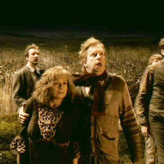 Daniel Radcliffe, David Thewlis, Julie Walters, Mark Williams, James Phelps and Oliver Phelps in Warner Bros Pictures' Harry Potter and the Half-Blood Prince (2009)