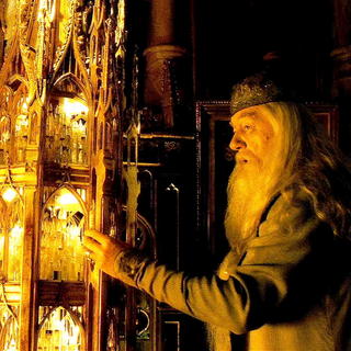 Michael Gambon stars as Albus Dumbledore in Warner Bros Pictures' Harry Potter and the Half-Blood Prince (2009)