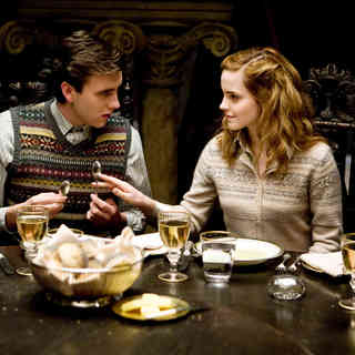 Matthew Lewis stars as Neville Longbottom and Emma Watson stars as Hermione Granger in Warner Bros Pictures' Harry Potter and the Half-Blood Prince (2009)