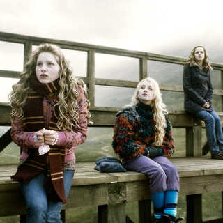 Jessie Cave, Evanna Lynch and Emma Watson in Warner Bros Pictures' Harry Potter and the Half-Blood Prince (2009)