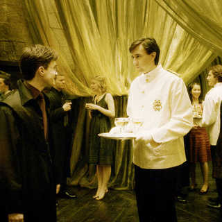 Daniel Radcliffe stars as Harry Potter and Matthew Lewis stars as Neville Longbottom in Warner Bros Pictures' Harry Potter and the Half-Blood Prince (2009)
