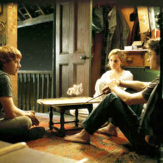 Rupert Grint, Emma Watson and Daniel Radcliffe in Warner Bros' Harry Potter and the Half-Blood Prince (2009)