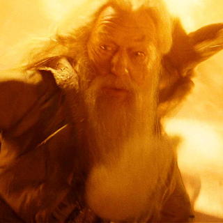 Michael Gambon stars as Albus Dumbledore in Warner Bros Pictures' Harry Potter and the Half-Blood Prince (2009)
