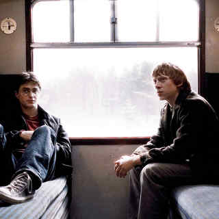 Daniel Radcliffe stars as Harry Potter and Rupert Grint stars as Ron Weasley in Warner Bros Pictures' Harry Potter and the Half-Blood Prince (2009)