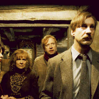 Natalia Tena, Julie Walters, Mark Williams and David Thewlis in Warner Bros Pictures' Harry Potter and the Half-Blood Prince (2009)