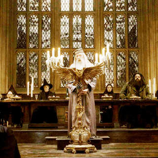 Michael Gambon stars as Albus Dumbledore in Warner Bros Pictures' Harry Potter and the Half-Blood Prince (2009)