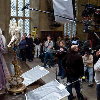 Michael Gambon stars as Albus Dumbledore in Warner Bros Pictures' Harry Potter and the Half-Blood Prince (2009)