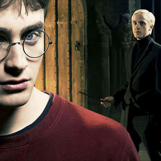 Daniel Radcliffe stars as Harry Potter and Tom Felton stars as Draco Malfoy in Warner Bros Pictures' Harry Potter and the Half-Blood Prince (2009)