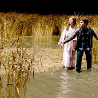 Bonnie Wright stars as Ginny Weasley and Daniel Radcliffe stars as Harry Potter in Warner Bros Pictures' Harry Potter and the Half-Blood Prince (2009)