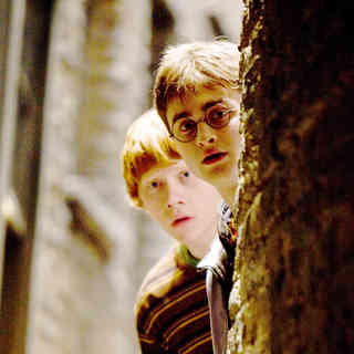 Rupert Grint stars as Ron Weasley and Daniel Radcliffe stars as Harry Potter in Warner Bros Pictures' Harry Potter and the Half-Blood Prince (2009)