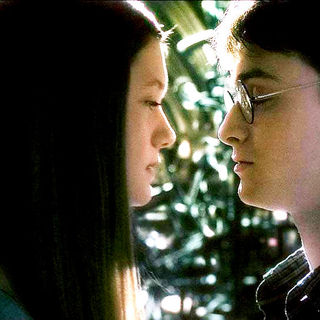 Bonnie Wright stars as Ginny Weasley and Daniel Radcliffe stars as Harry Potter in Warner Bros Pictures' Harry Potter and the Half-Blood Prince (2009)