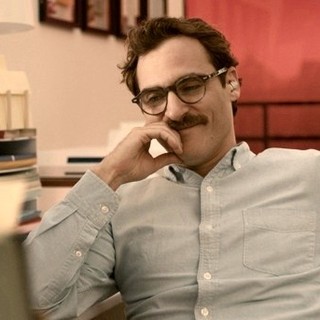 Joaquin Phoenix stars as Theodore in Warner Bros. Pictures' Her (2013)