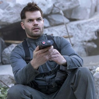 Wes Chatham stars as Castor in Lionsgate Films' The Hunger Games: Mockingjay, Part 1 (2014)