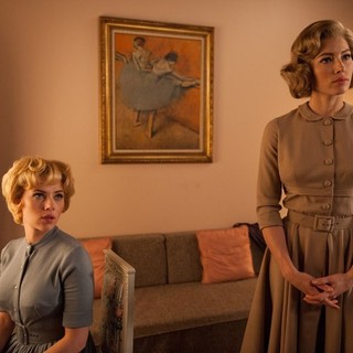 Scarlett Johansson stars as Janet Leigh and Jessica Biel stars as Vera Miles in Fox Searchlight Pictures' Hitchcock (2012)