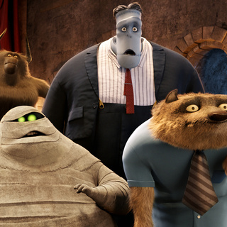 Griffin the Invisible Man, Murray the Mummy, Frankenstein, Wayne and Wanda from Columbia Pictures' Hotel Transylvania (2012)