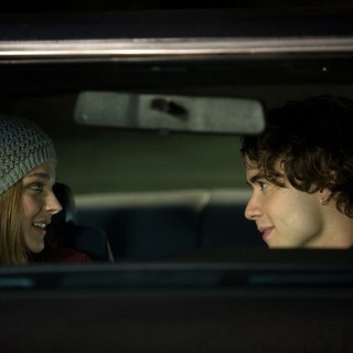 Chloe Moretz stars as Mia Hall and Jamie Blackley stars as Adam in Warner Bros. Pictures' If I Stay (2014)