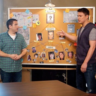 Jonah Hill stars as Schmidt and Channing Tatum stars as Jenko in Columbia Pictures' 21 Jump Street (2012)