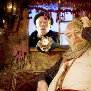 Tom Waits stars as Mr. Nick and Christopher Plummer stars as Dr. Parnassus in Sony Pictures Classics' The Imaginarium of Doctor Parnassus (2009)