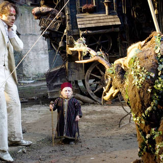 Heath Ledger stars as Tony and Verne Troyer stars as Percy in Sony Pictures Classics' The Imaginarium of Doctor Parnassus (2009)