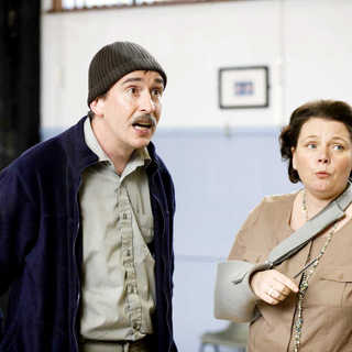 Steve Coogan stars as Paul Michaelson and Joanna Scanlan stars as Roz in IFC Films' In the Loop (2009). Photo credit by Nicola Dove.