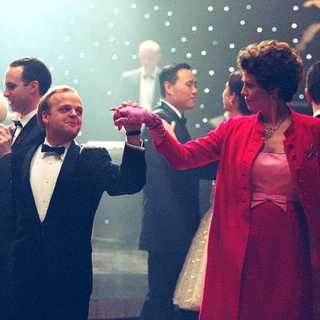 Toby Jones as Truman Capote and Sigourney Weaver as Babe Paley in Warner Independent Pictures' Infamous (2006)