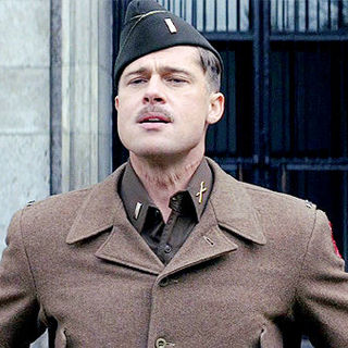 Brad Pitt stars as Lieutenant Aldo Raine in The Weinstein Company's Inglourious Basterds (2009)