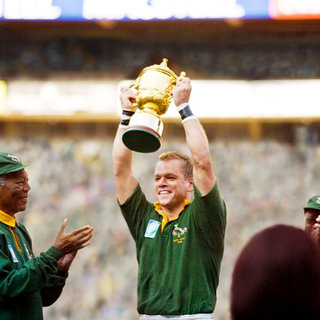 Morgan Freeman stars as Nelson Mandela and Matt Damon stars as Francois Pienaar in Warner Bros. Pictures' Invictus (2009)