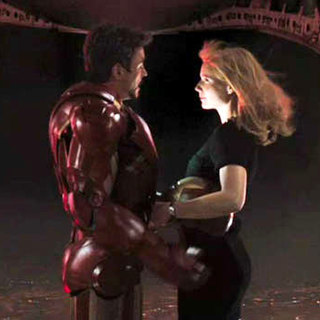 Robert Downey Jr. stars as Tony Stark/Iron Man and Gwyneth Paltrow stars as Pepper Potts in Paramount Pictures' Iron Man 2 (2010)