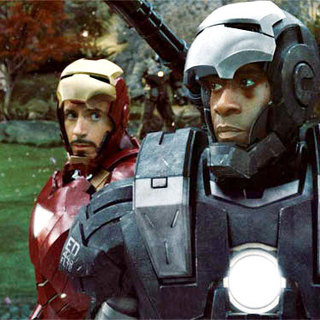 Robert Downey Jr. stars as Tony Stark/Iron Man and Don Cheadle stars as Col. James 'Rhodey' Rhodes in Paramount Pictures' Iron Man 2 (2010)