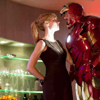 Gwyneth Paltrow stars as Pepper Potts and Robert Downey Jr. stars as Tony Stark/Iron Man in Paramount Pictures' Iron Man 2 (2010)