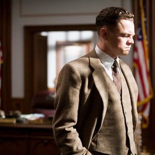 Leonardo DiCaprio stars as J. Edgar Hoover in Warner Bros. Pictures' J. Edgar (2011). Photo credit by Keith Bernstein.