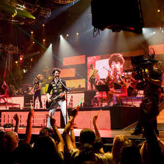 Joe Jonas and Kevin Jonas in Walt Disney Pictures' Jonas Brothers: The 3D Concert Experience (2009)