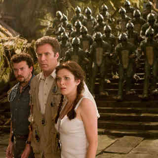 Danny McBride, Will Ferrell and Anna Friel star in Universal Pictures' Land of the Lost (2009)