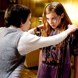 Kodi Smit-McPhee stars as Owen and Chloe Moretz stars as Abby in Overture Films' Let Me In (2010)