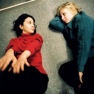 Lina Leandersson stars as Eli and Kare Hedebrant stars as Oskar in Magnet Releasing's Let the Right One In (2008)