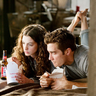 Anne Hathaway stars as Maggie Murdock and Jake Gyllenhaal stars as Jamie Randall in 20th Century Fox's Love and Other Drugs (2010)