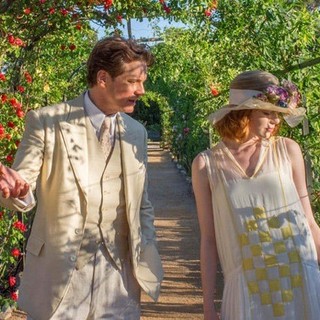 Colin Firth stars as Stanley and Emma Stone stars as Sophie in Sony Pictures Classics' Magic in the Moonlight (2014)