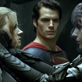 Amy Adams, Henry Cavill and Antje Traue in Warner Bros. Pictures' Man of Steel (2013)