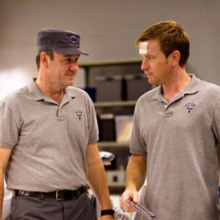Kevin Spacey stars as Larry Hooper and Ewan McGregor stars as Bob Wilton in Overture Films' The Men Who Stare at Goats (2009)