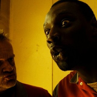Dominique Pinon stars as Fracasse and Omar Sy stars as Remington Dany Boon stars as Bazil in Sony Pictures Classics' Micmacs (2010)