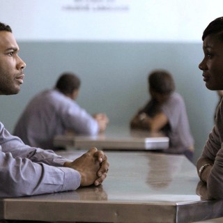 Omari Hardwick stars as Derek and Emayatzy Corinealdi stars as Ruby in Participant Media's Middle of Nowhere (2012)